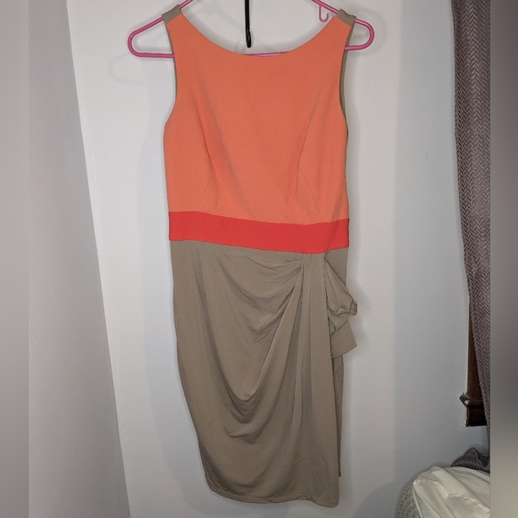 Paule Ka color block stretchy dress - Picture 1 of 6